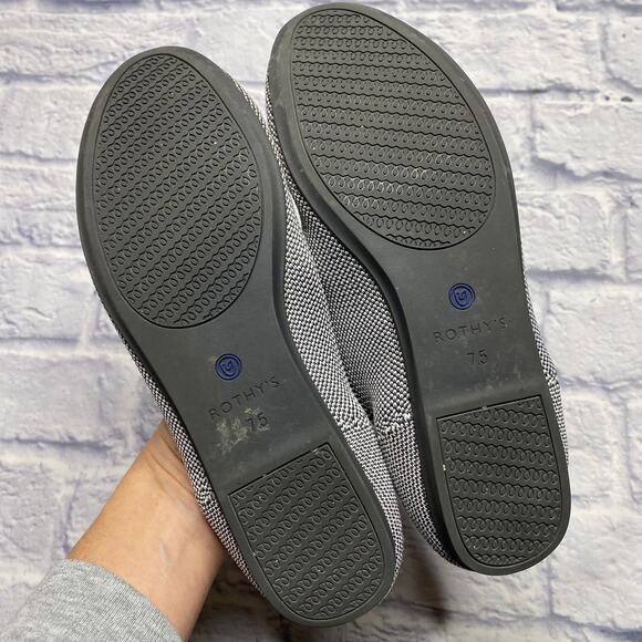 Rothys The Flat in Cherry Ribbon Stripe (retired) - Picture 5 of 7